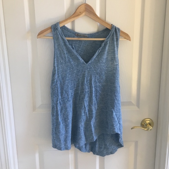 Athleta Tops - Athleta cotton asymmetrical hem tank Sz Medium